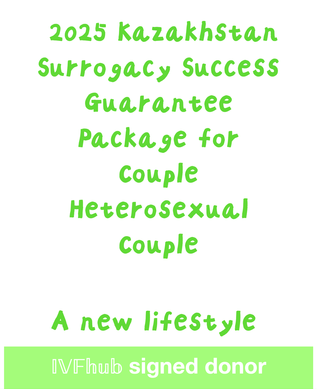 🧬 2025 Kazakhstan Surrogacy Success Guarantee Package for Couple｜👨‍👩‍👦 Heterosexual Couple 