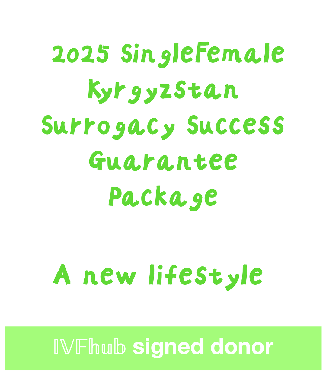 🧬 2025 Single Female Kyrgyzstan Surrogacy Success Guarantee Package｜🤱 Single Female 