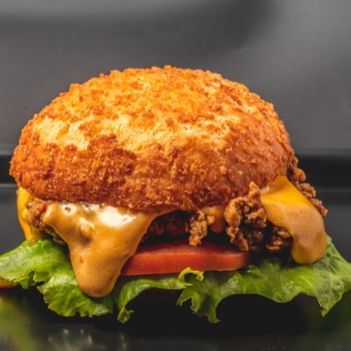 Deep Fried Chicken Burger