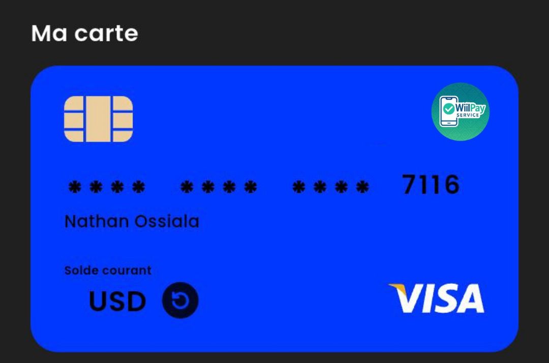 Carte prépayée wiilpay service (Promo)🇨🇬