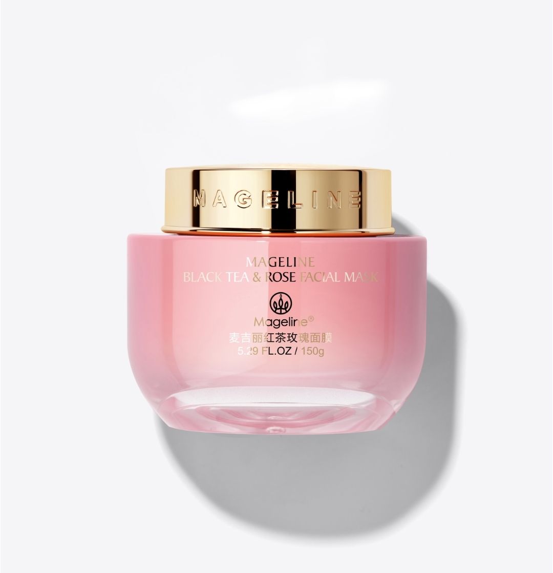 MAGELINE BLACK TEA & ROSE FACIAL MASK