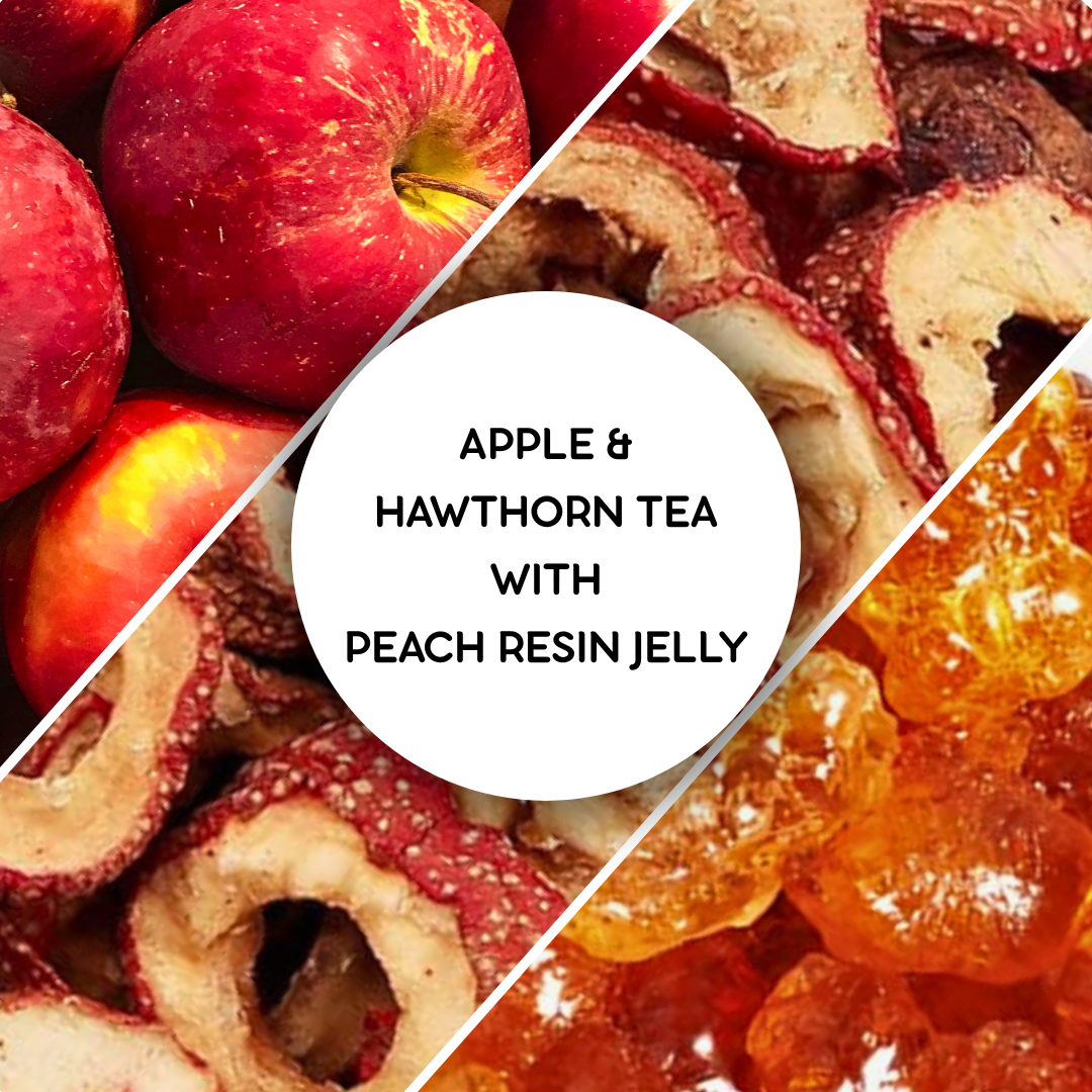 Apple Hawthorn Tea with Peach Gum