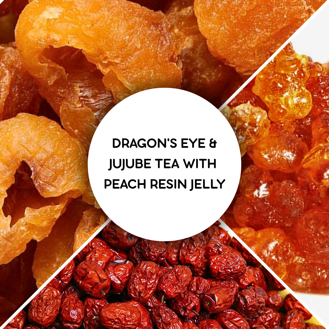 Dragon's Eye & Jujube Tea with Peach Resin Jelly