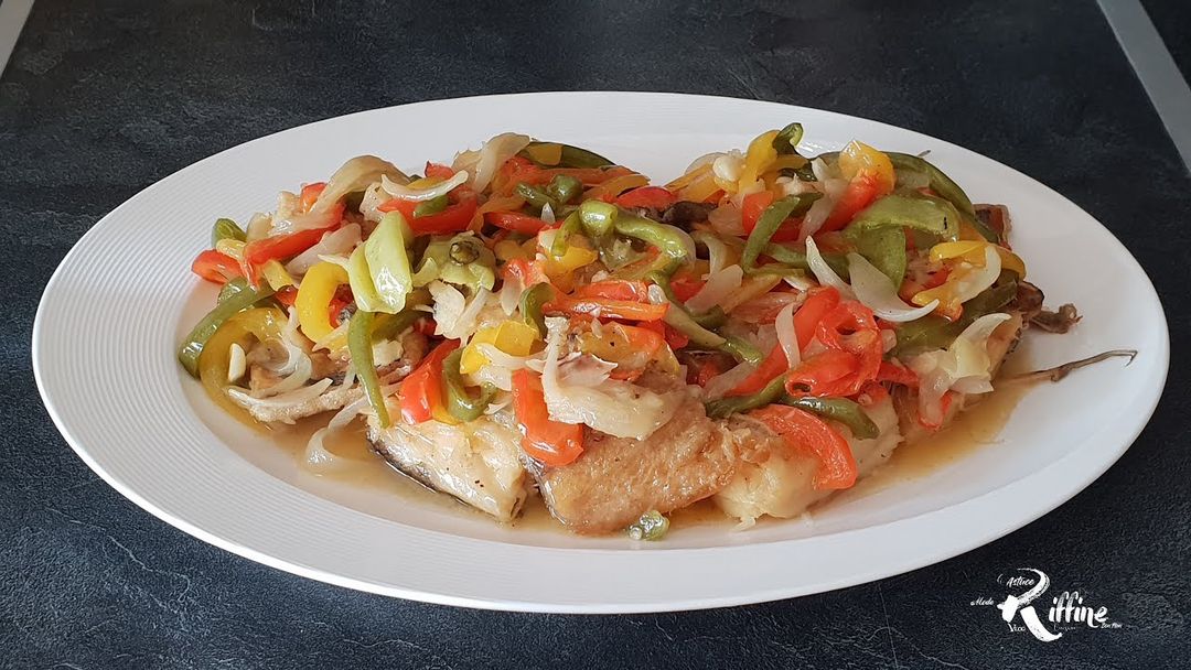 Poisson salé grillé