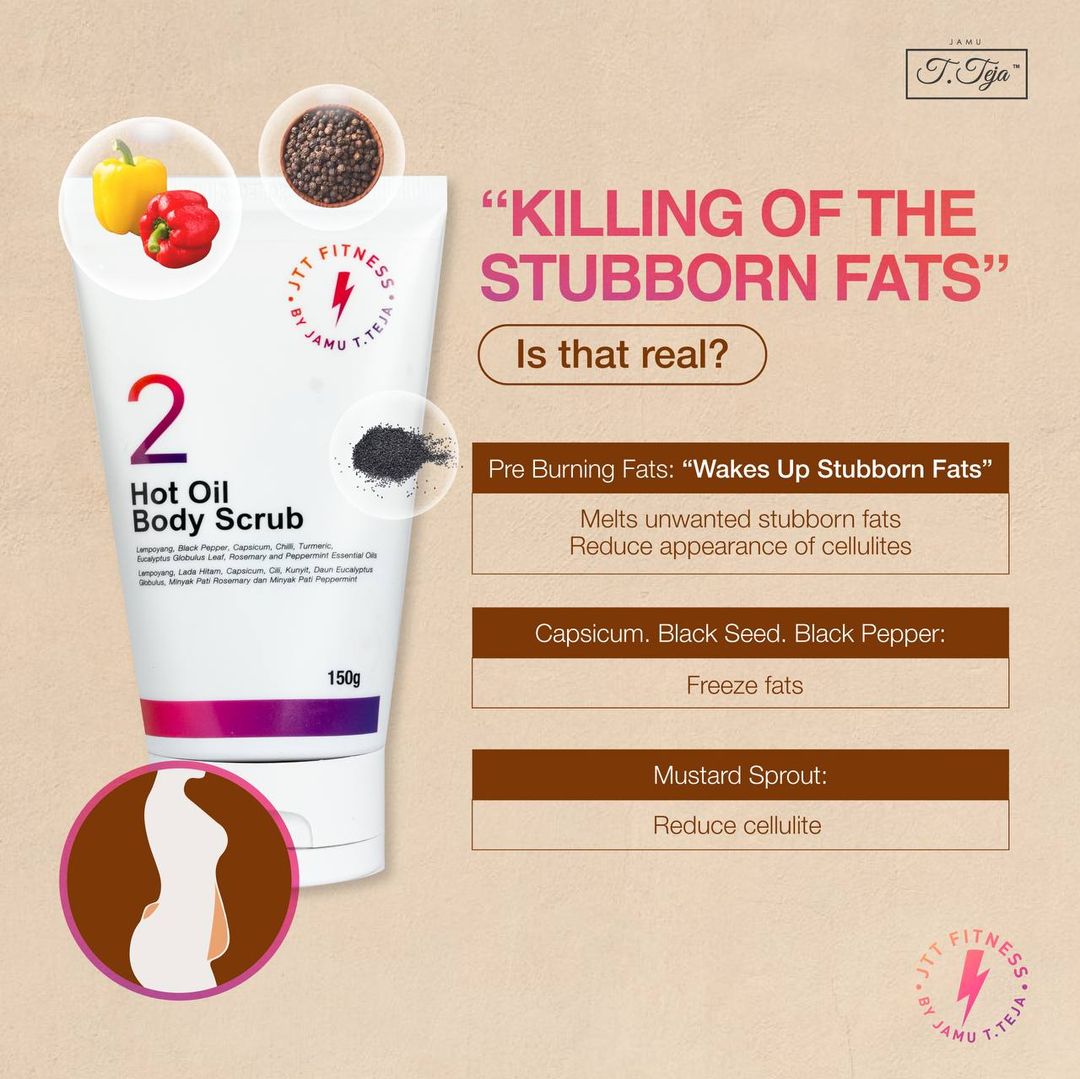 Hot Oil Body Scrub 150g