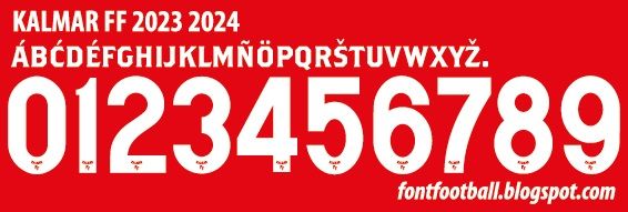 Font Vector Kalmar FF 2023 2024 kit