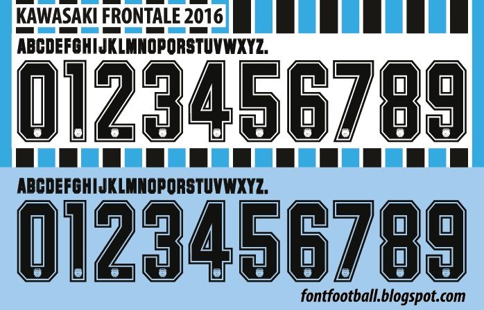 Font Vector Kawasaki Frontale 2016 kit
