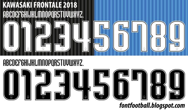 Font Vector Kawasaki Frontale 2018 kit