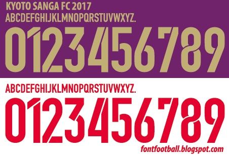Font Vector Kyoto Sanga 2017 kit