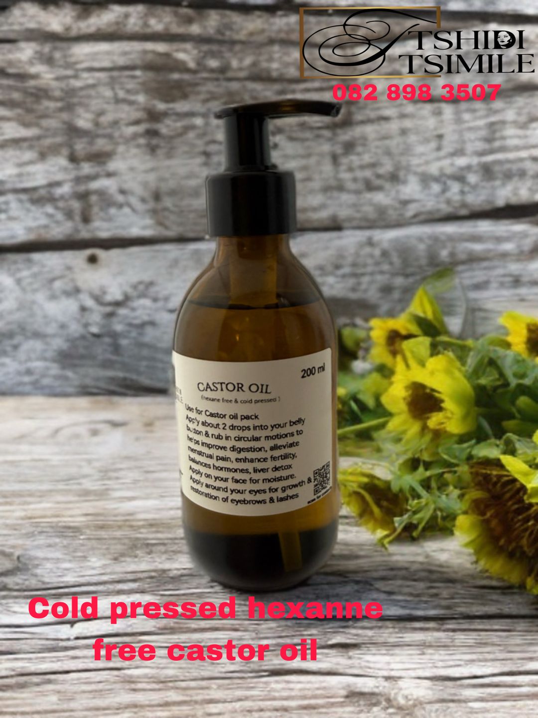 Cold Pressed Hexane Free Castor Oil