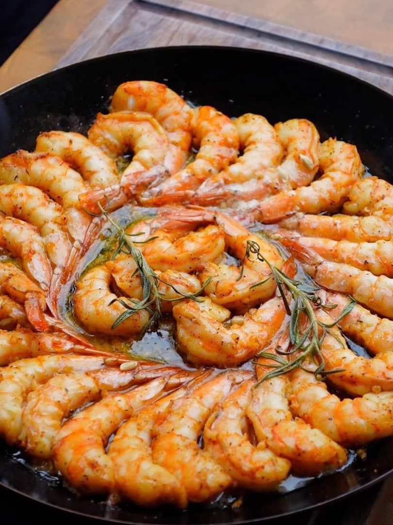 Garlic Pan Shrimp