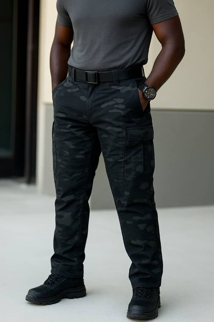  Pantalon Tactique pour Homme – Cargo Décontracté, Imperméable & Résistant