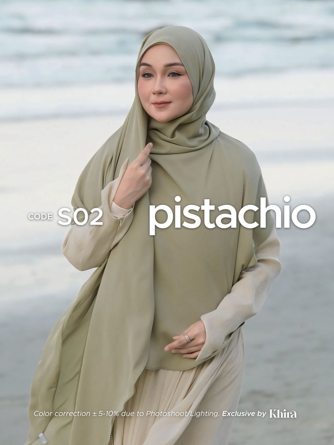 Pistachio Shawl Khira