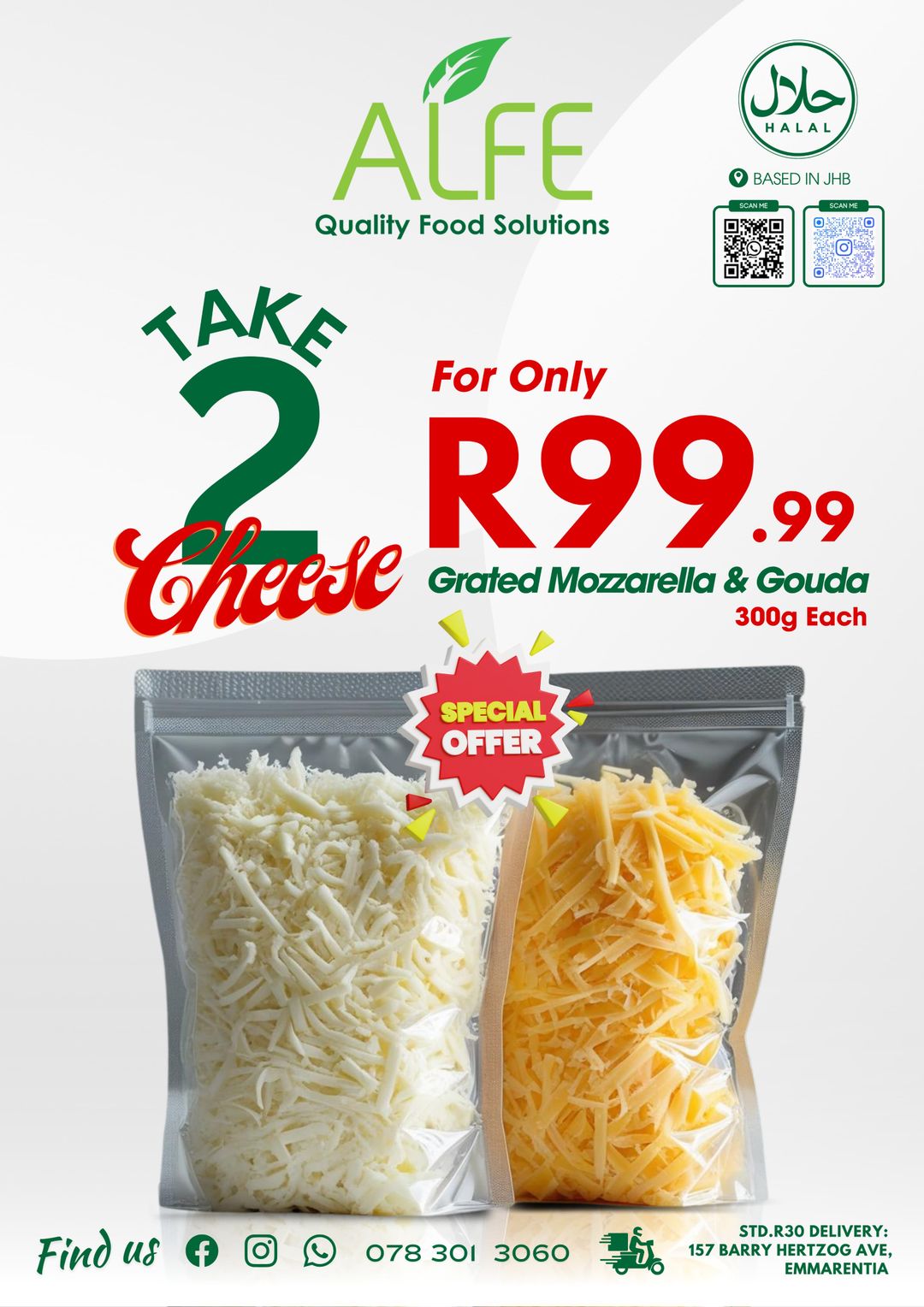 Take 2 Cheeses - for R99
