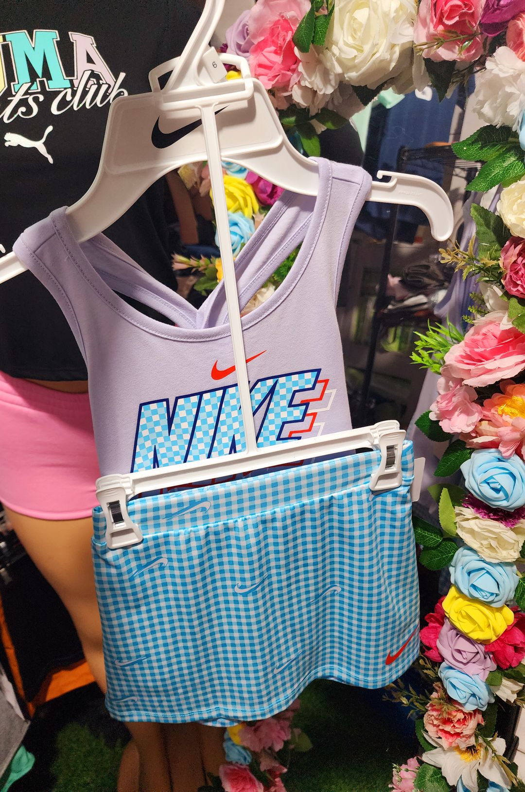 Nike little girls 2 piece set 