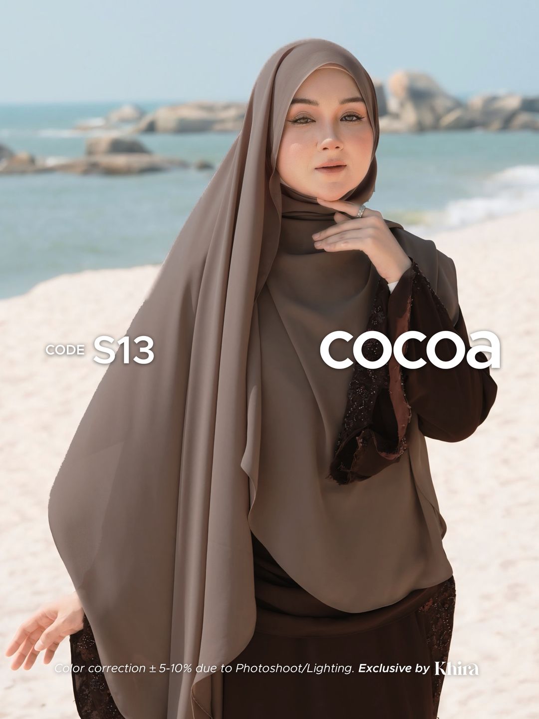 Cocoa Shawl Khira