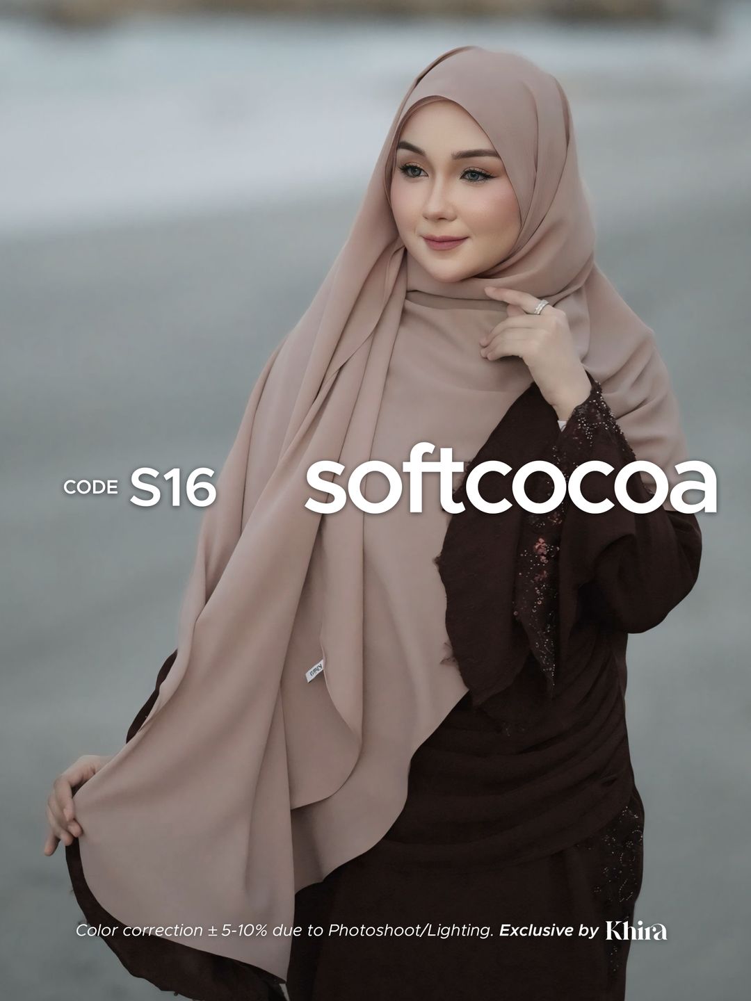 SoftCocoa Shawl Khira