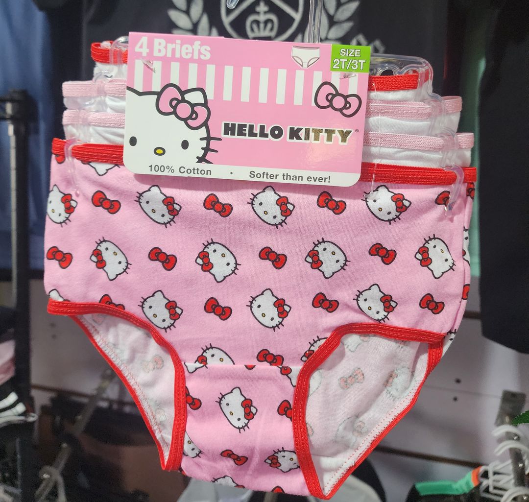 Hello kitty little girls underwear 