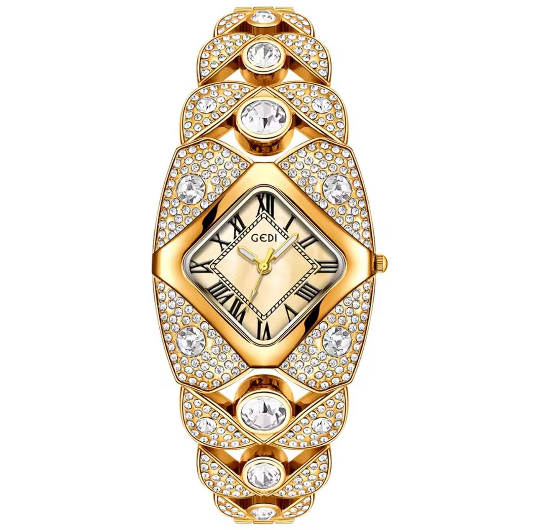 2025 nouvelles femmes montre lumière marque de luxe diamant incrusté Bracelet montres étanche dames mode Quartz horloge montre-Bracelet cadeau
