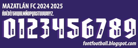 Font Vector Mazatlán FC 2024 2025 kit