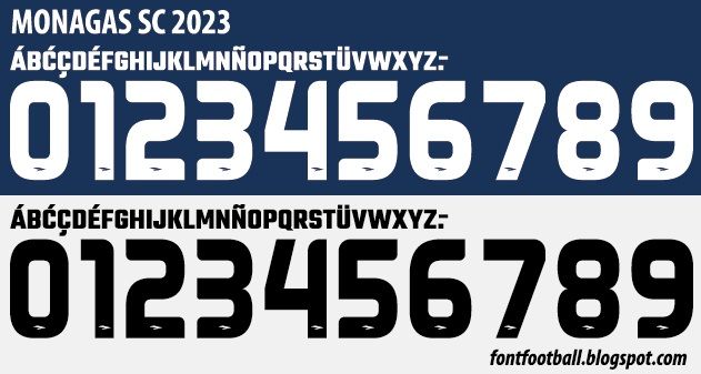 Font Vector Monagas SC 2023 kit