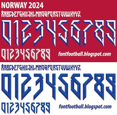 Font Vector Norway 2024 kit