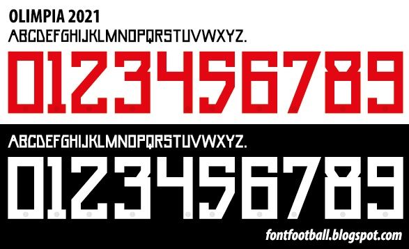 Font Vector Olimpia Club 2021 kit