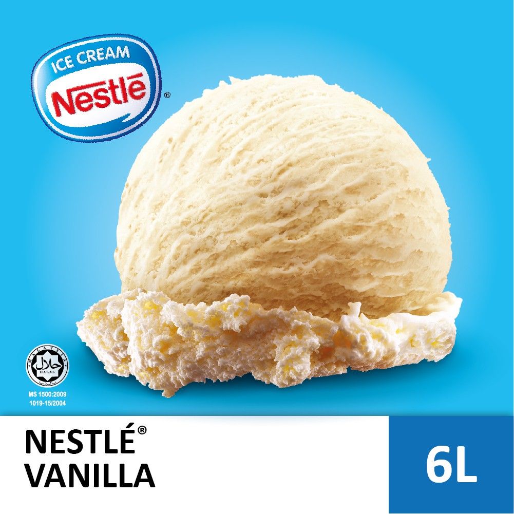 Nestle Vanilla Ice Cream (6L / tub)