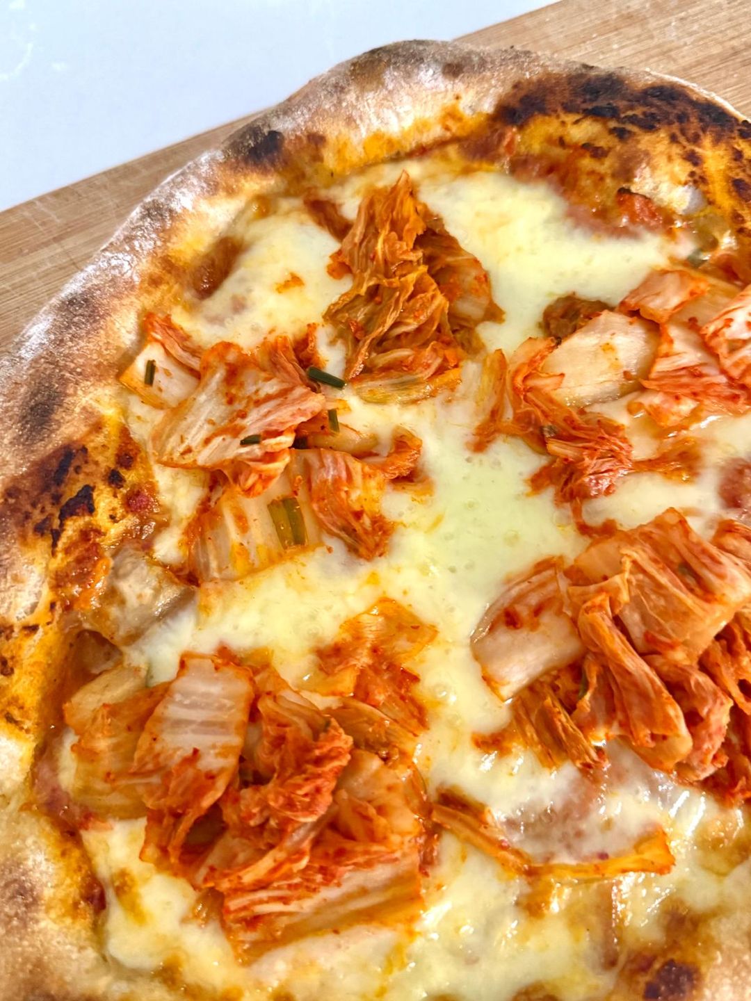 "Seoul Fire" Kimchi Sourdough Pizza