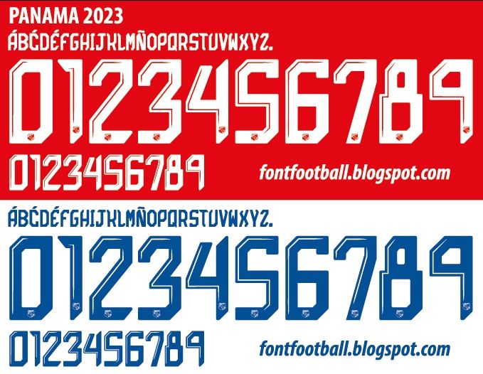 Font Vector Panama 2023 kit