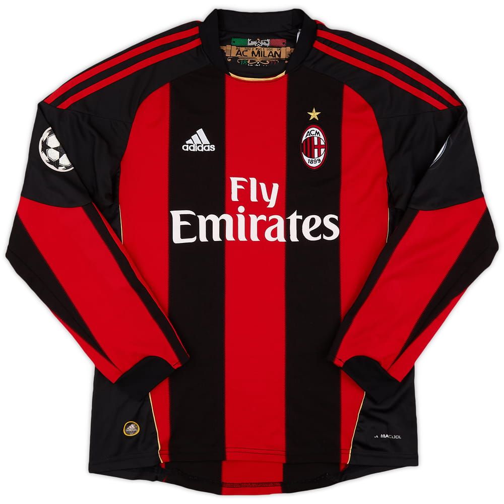 Ac Milan 2010/11 Home Shirt (Red/black)