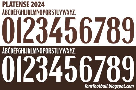 Font Vector Platense 2024 kit