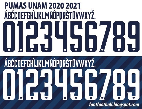Font Vector Pumas UNAM 2020 2021 kit