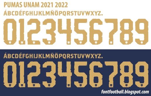 Font Vector Pumas UNAM 2021 2022 kit