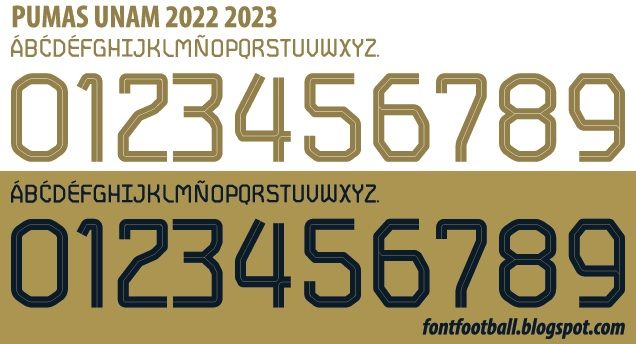 Font Vector Pumas UNAM 2022 2023 kit