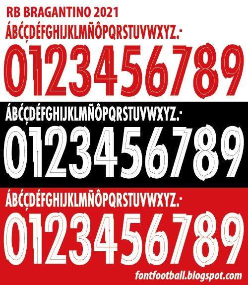 Font Vector RB Bragantino 2021 kit