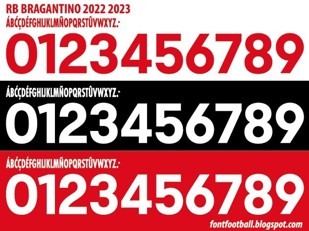 Font Vector RB Bragantino 2022 2023 kit