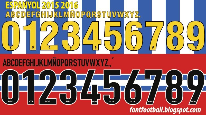 Font Vector RCD Espanyol 2015 2016 kit