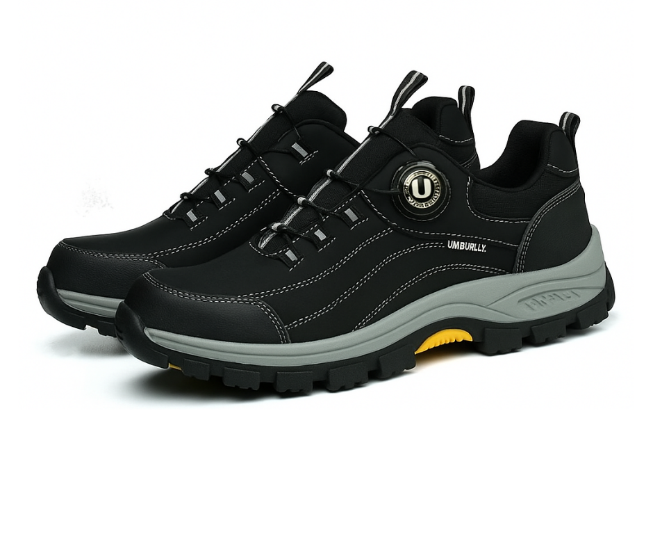 Chaussures de Sécurité Noires pour Homme – Bouton Rotatif