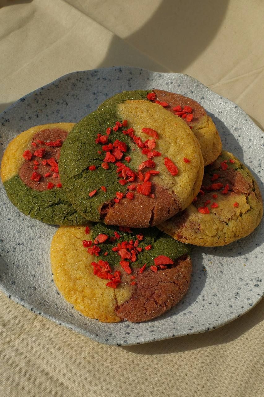 Matcha Strawberry Cookie 🍪