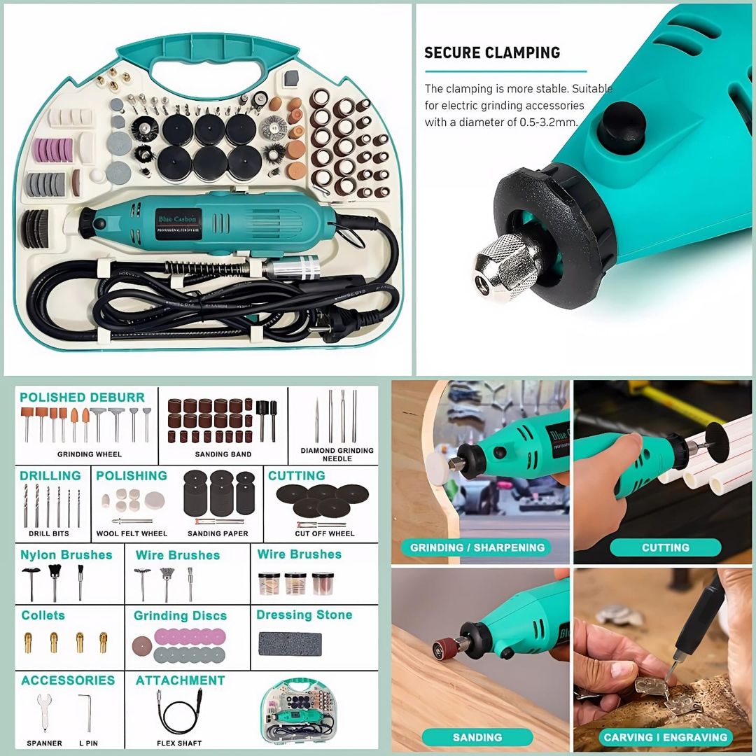 Electric Pencil Grinder Set