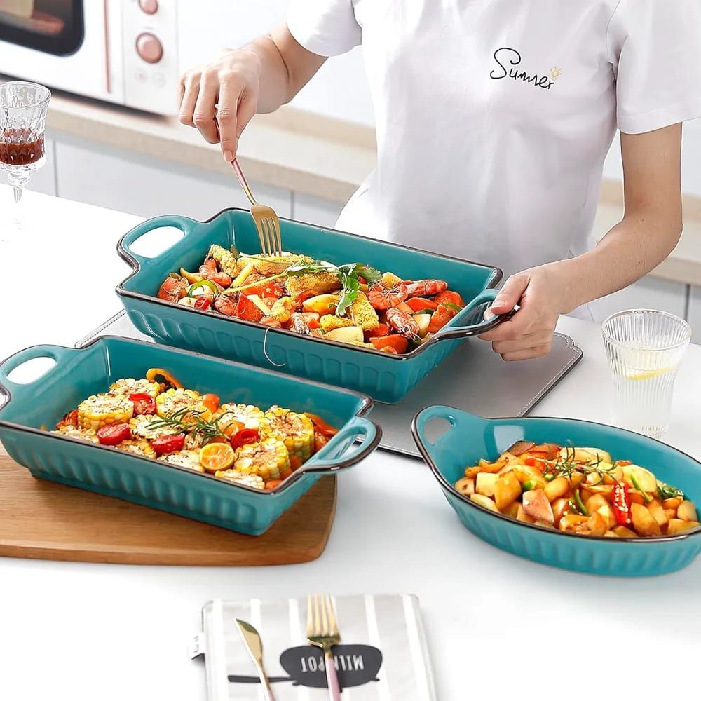3 Piece Casserole Dish Set