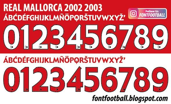 Font Vector Real Mallorca 2002 2003 kit