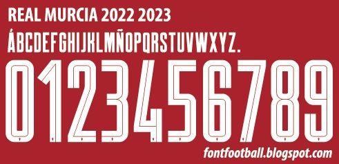 Font Vector Real Murcia 2022 2023 kit