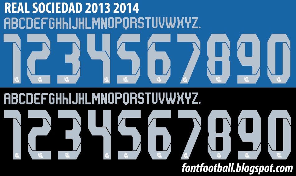 Font Vector Real Sociedad 2013 2014 Kit