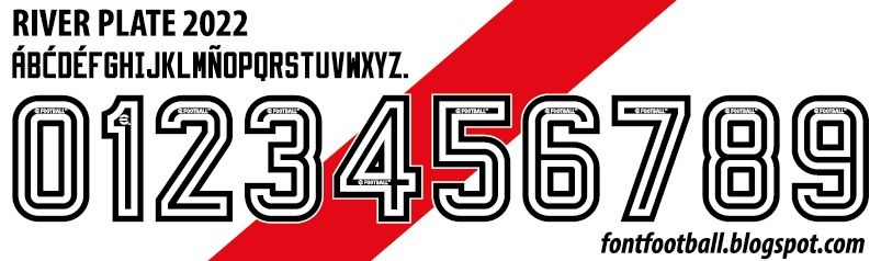 Font Vector River Plate 2022 kit