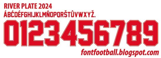 Font Vector River Plate 2024 kit