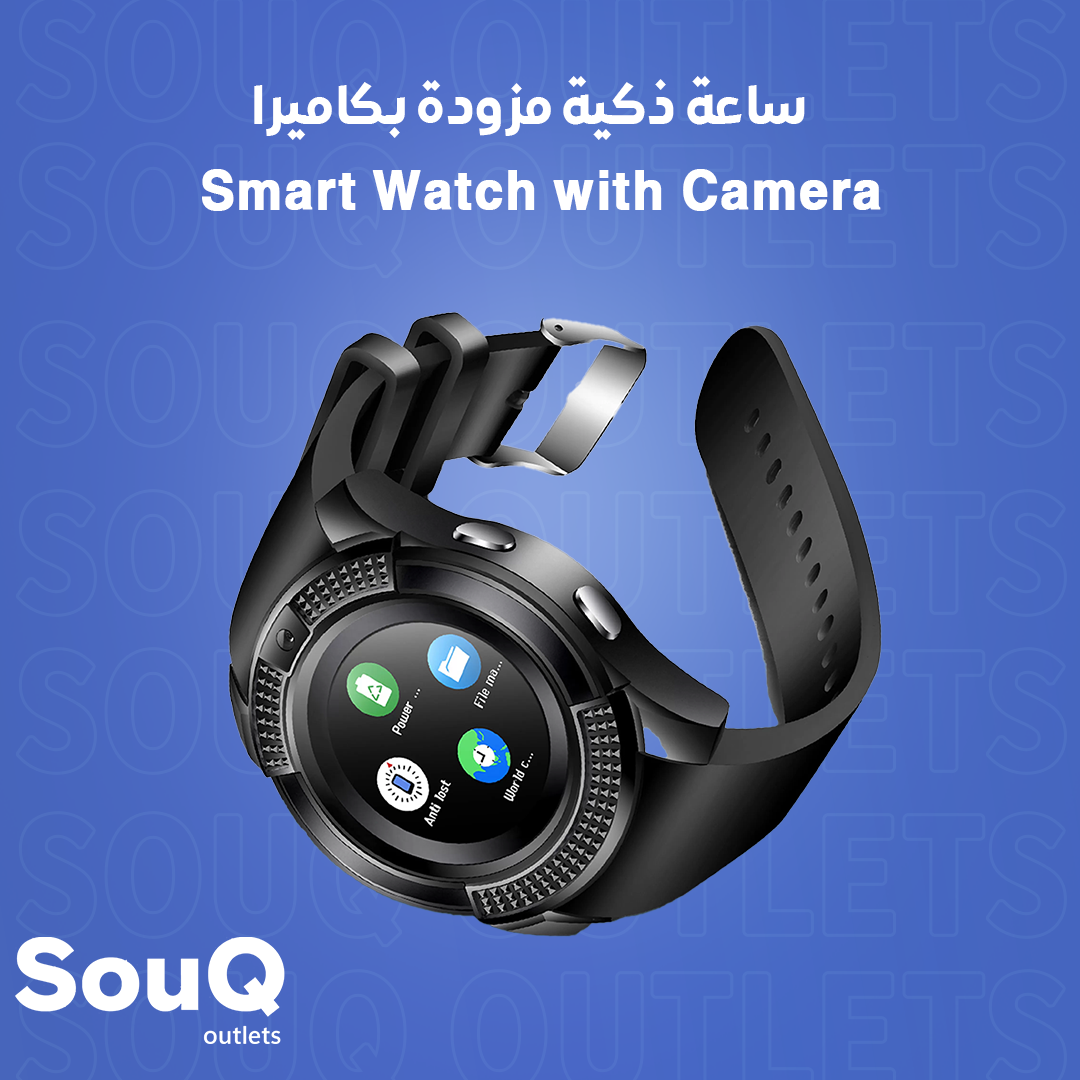 Smart Watch with Camera |  ساعة ذكية مزودة بكاميرا 
