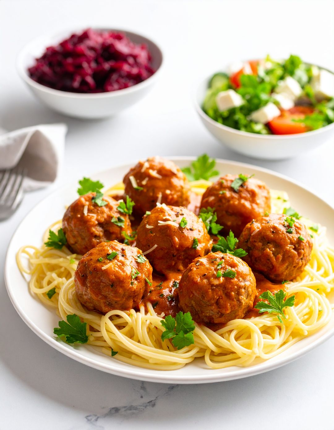 Saucy Meatballs Single Meal