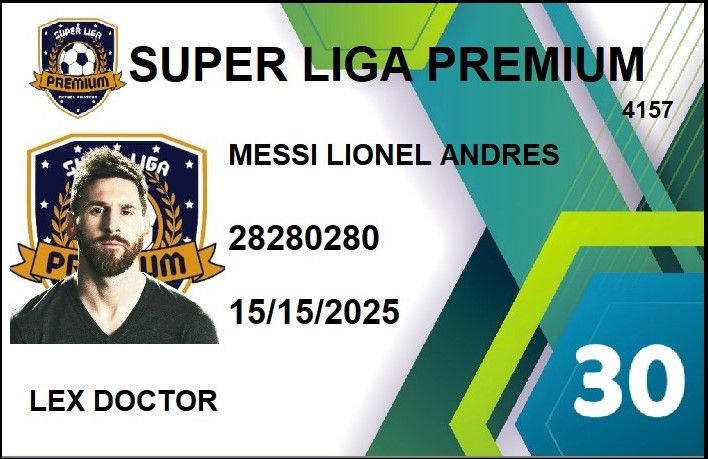 Credencial Jugador
